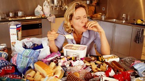 during overeating